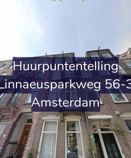 Foto gevel Huurpuntentelling voor Linnaeusparkweg 56-3, Amsterdam