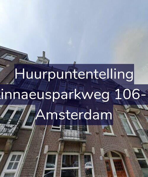 Foto gevel Huurpuntentelling voor Linnaeusparkweg 106-2, Amsterdam