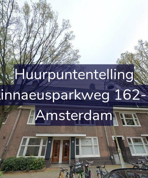Foto gevel Huurpuntentelling voor Linnaeusparkweg 162-1, Amsterdam