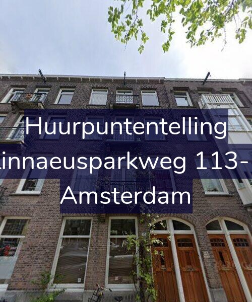 Foto gevel Huurpuntentelling voor Linnaeusparkweg 113-1, Amsterdam