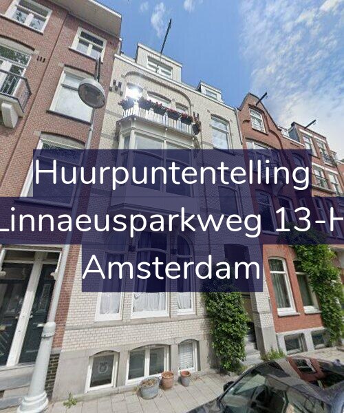 Foto gevel Huurpuntentelling voor Linnaeusparkweg 13-H, Amsterdam