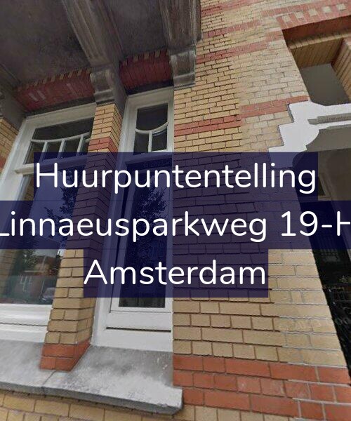 Foto gevel Huurpuntentelling voor Linnaeusparkweg 19-H, Amsterdam
