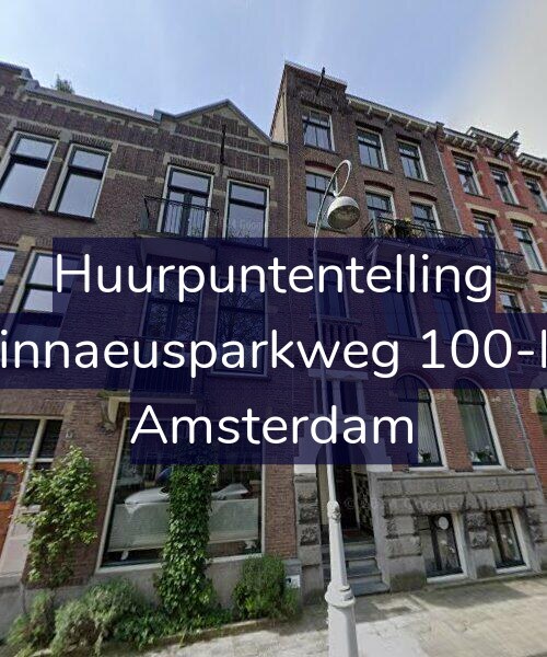 Foto gevel Huurpuntentelling voor Linnaeusparkweg 100-H, Amsterdam