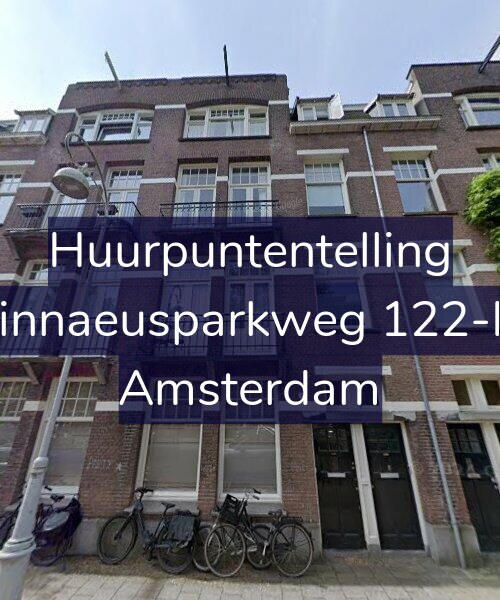 Foto gevel Huurpuntentelling voor Linnaeusparkweg 122-H, Amsterdam