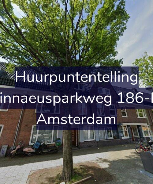 Foto gevel Huurpuntentelling voor Linnaeusparkweg 186-H, Amsterdam