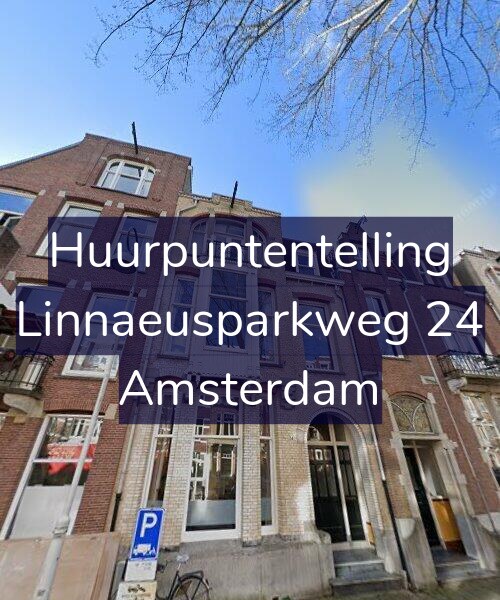 Foto gevel Huurpuntentelling voor Linnaeusparkweg 24, Amsterdam