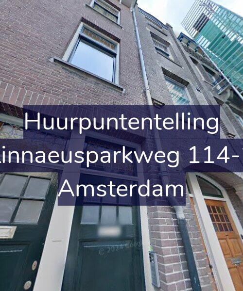 Foto gevel Huurpuntentelling voor Linnaeusparkweg 114-2, Amsterdam