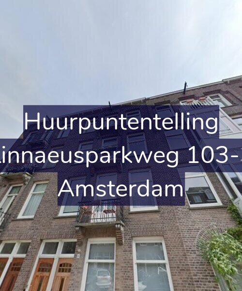 Foto gevel Huurpuntentelling voor Linnaeusparkweg 103-3, Amsterdam