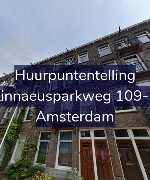 Foto gevel Huurpuntentelling voor Linnaeusparkweg 109-1, Amsterdam