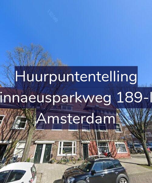 Foto gevel Huurpuntentelling voor Linnaeusparkweg 189-H, Amsterdam