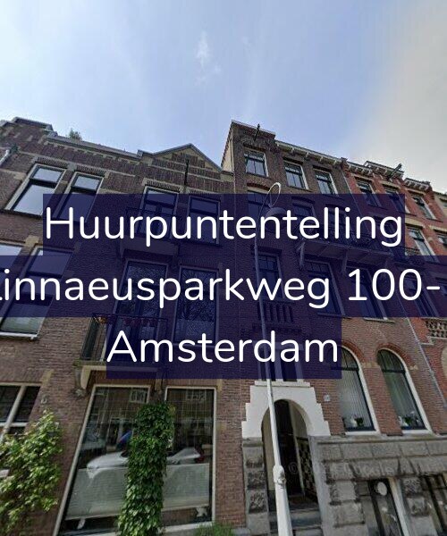 Foto gevel Huurpuntentelling voor Linnaeusparkweg 100-1, Amsterdam