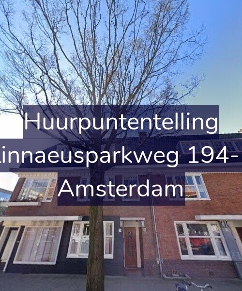 Foto gevel Huurpuntentelling voor Linnaeusparkweg 194-1, Amsterdam