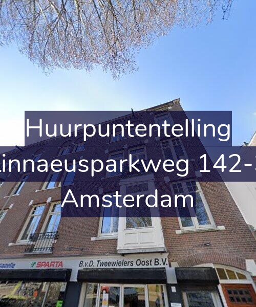 Foto gevel Huurpuntentelling voor Linnaeusparkweg 142-3, Amsterdam
