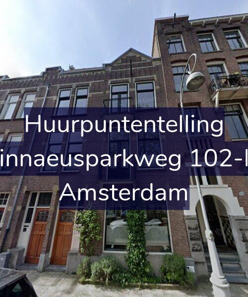 Foto gevel Huurpuntentelling voor Linnaeusparkweg 102-H, Amsterdam