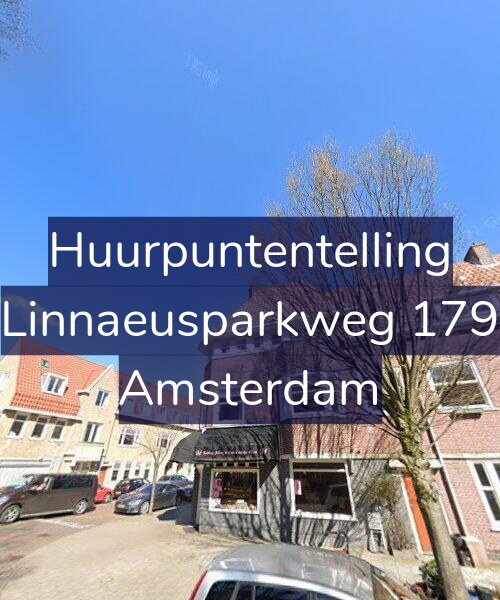 Foto gevel Huurpuntentelling voor Linnaeusparkweg 179, Amsterdam