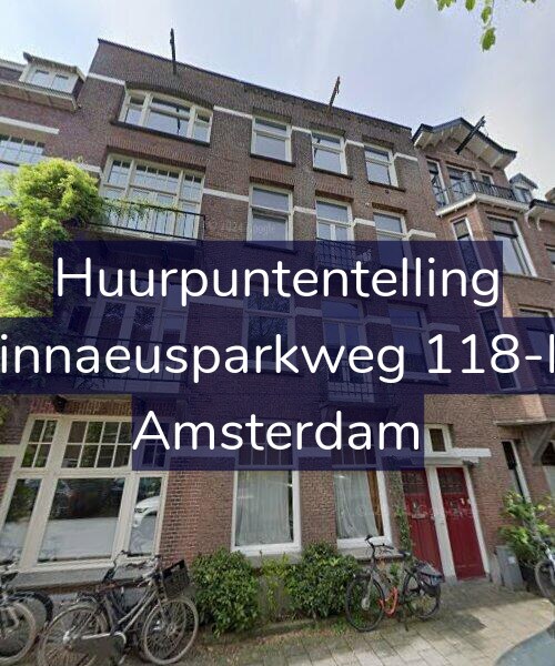 Foto gevel Huurpuntentelling voor Linnaeusparkweg 118-H, Amsterdam