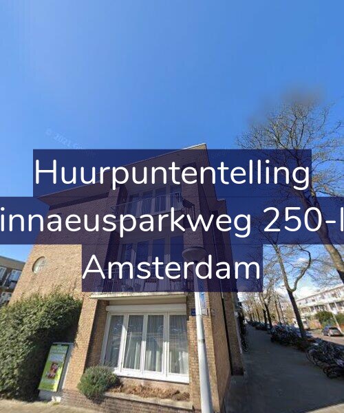 Foto gevel Huurpuntentelling voor Linnaeusparkweg 250-H, Amsterdam