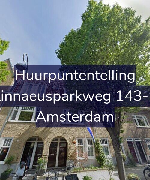 Foto gevel Huurpuntentelling voor Linnaeusparkweg 143-1, Amsterdam