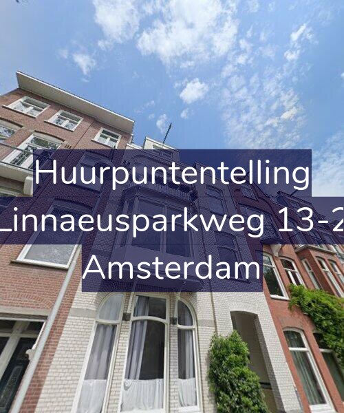 Foto gevel Huurpuntentelling voor Linnaeusparkweg 13-2, Amsterdam