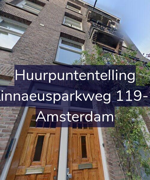 Foto gevel Huurpuntentelling voor Linnaeusparkweg 119-2, Amsterdam