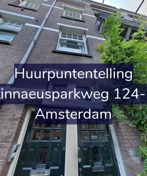 Foto gevel Huurpuntentelling voor Linnaeusparkweg 124-2, Amsterdam