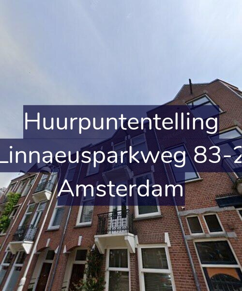 Foto gevel Huurpuntentelling voor Linnaeusparkweg 83-2, Amsterdam