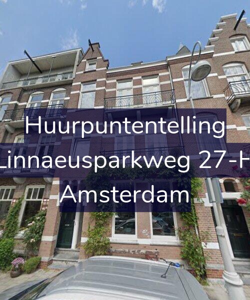Foto gevel Huurpuntentelling voor Linnaeusparkweg 27-H, Amsterdam