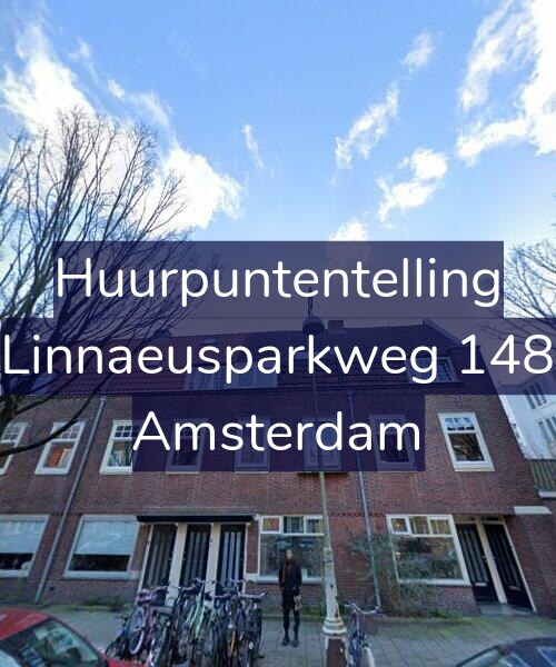Foto gevel Huurpuntentelling voor Linnaeusparkweg 148, Amsterdam