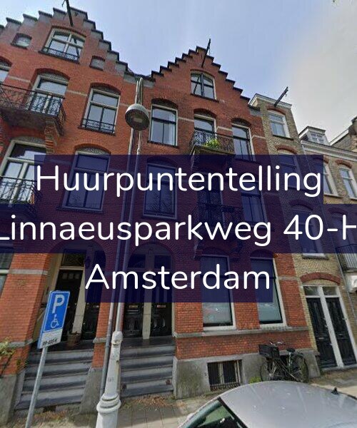 Foto gevel Huurpuntentelling voor Linnaeusparkweg 40-H, Amsterdam
