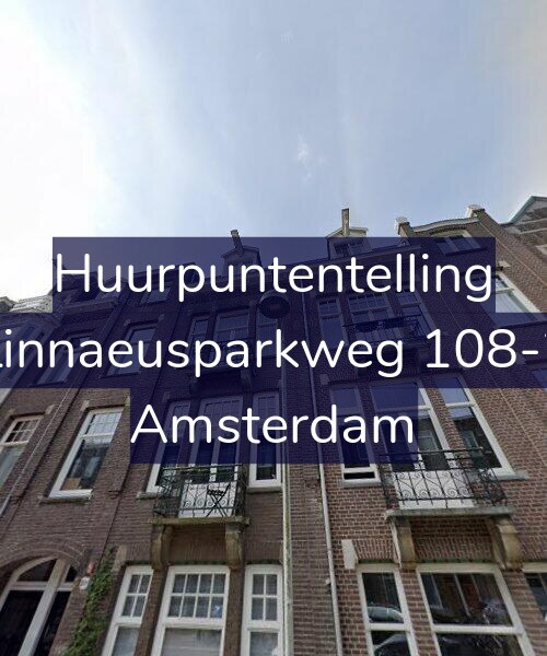 Foto gevel Huurpuntentelling voor Linnaeusparkweg 108-2, Amsterdam