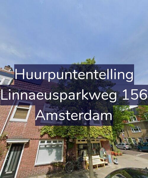 Foto gevel Huurpuntentelling voor Linnaeusparkweg 156, Amsterdam