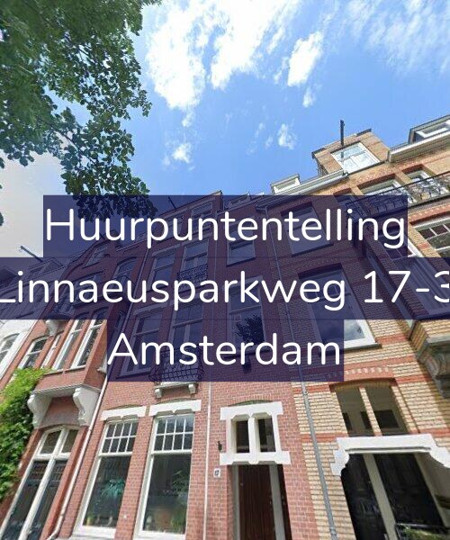 Foto gevel Huurpuntentelling voor Linnaeusparkweg 17-3, Amsterdam
