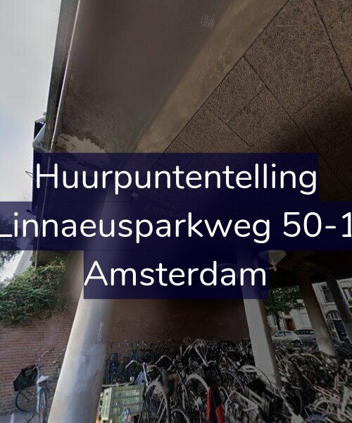Foto gevel Huurpuntentelling voor Linnaeusparkweg 50-1, Amsterdam