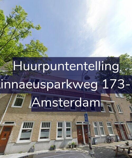 Foto gevel Huurpuntentelling voor Linnaeusparkweg 173-1, Amsterdam