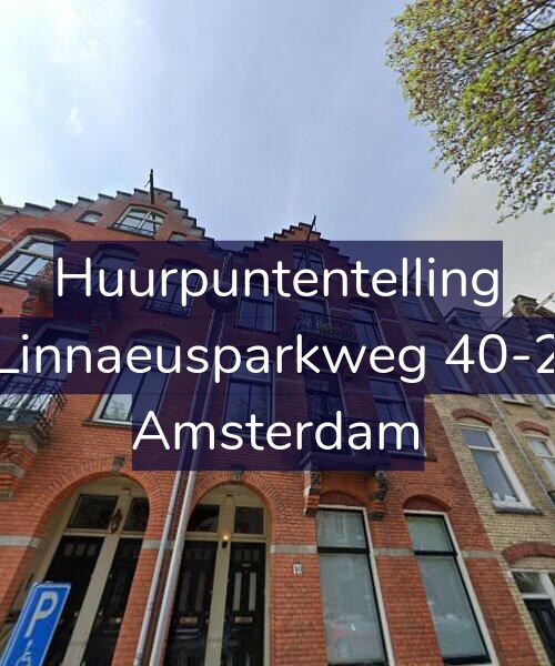 Foto gevel Huurpuntentelling voor Linnaeusparkweg 40-2, Amsterdam