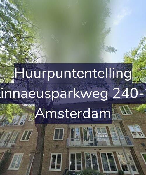Foto gevel Huurpuntentelling voor Linnaeusparkweg 240-2, Amsterdam