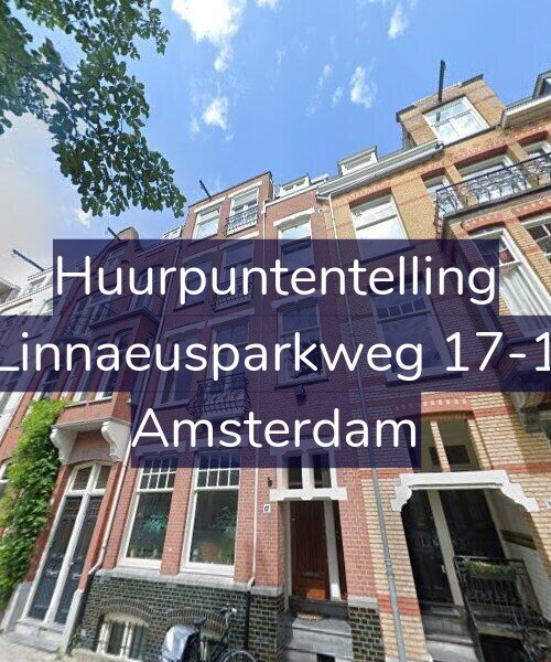 Foto gevel Huurpuntentelling voor Linnaeusparkweg 17-1, Amsterdam