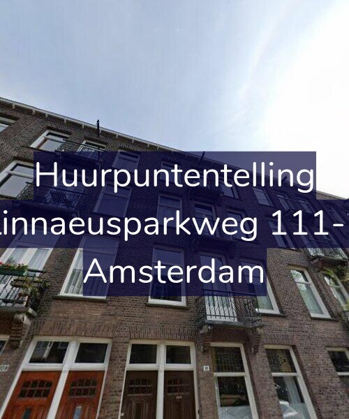 Foto gevel Huurpuntentelling voor Linnaeusparkweg 111-2, Amsterdam
