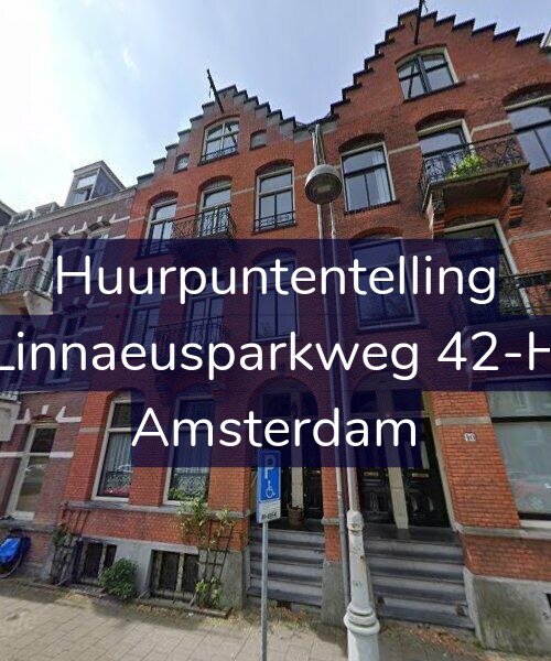 Foto gevel Huurpuntentelling voor Linnaeusparkweg 42-H, Amsterdam