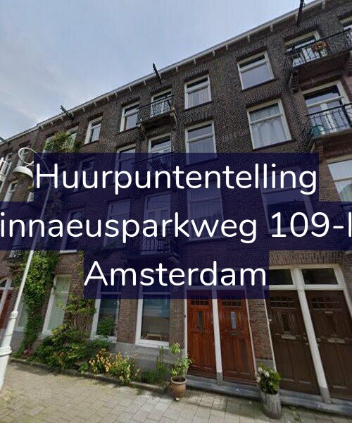 Foto gevel Huurpuntentelling voor Linnaeusparkweg 109-H, Amsterdam