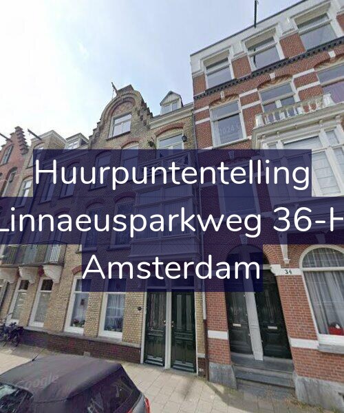 Foto gevel Huurpuntentelling voor Linnaeusparkweg 36-H, Amsterdam