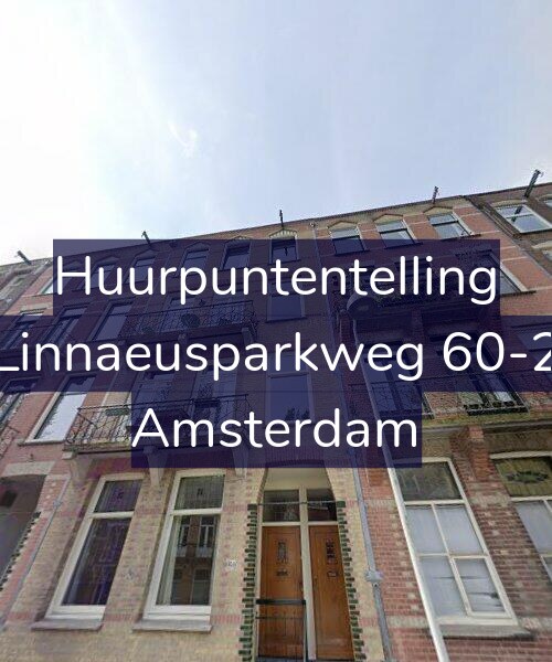 Foto gevel Huurpuntentelling voor Linnaeusparkweg 60-2, Amsterdam