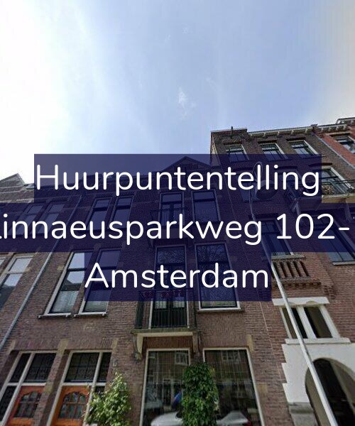 Foto gevel Huurpuntentelling voor Linnaeusparkweg 102-2, Amsterdam