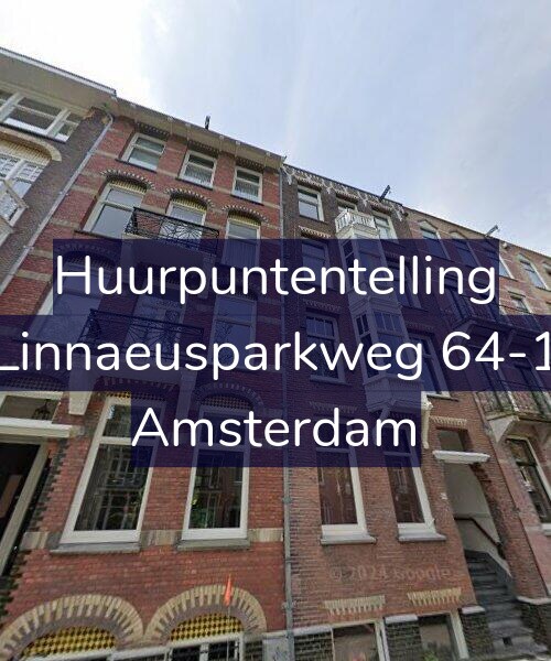 Foto gevel Huurpuntentelling voor Linnaeusparkweg 64-1, Amsterdam