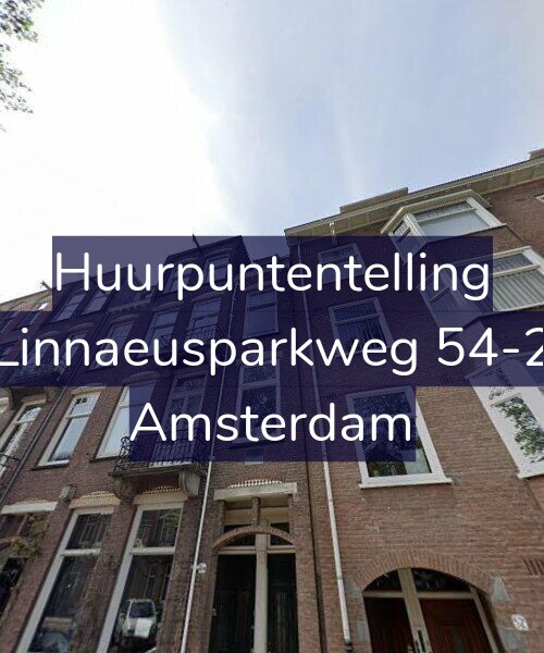 Foto gevel Huurpuntentelling voor Linnaeusparkweg 54-2, Amsterdam