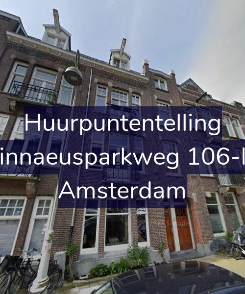 Foto gevel Huurpuntentelling voor Linnaeusparkweg 106-H, Amsterdam