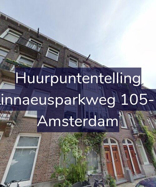 Foto gevel Huurpuntentelling voor Linnaeusparkweg 105-1, Amsterdam