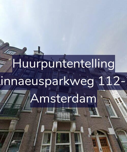 Foto gevel Huurpuntentelling voor Linnaeusparkweg 112-2, Amsterdam