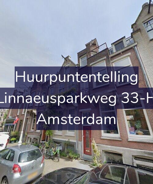 Foto gevel Huurpuntentelling voor Linnaeusparkweg 33-H, Amsterdam