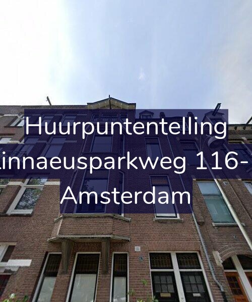 Foto gevel Huurpuntentelling voor Linnaeusparkweg 116-2, Amsterdam